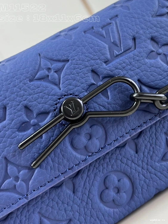 WIS Steamer LOUIS Wallet-18*11*6.5CM VUITTON Wearable 0801